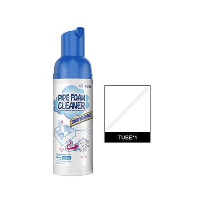 Jue-Fish pipe foam cleaner, household pipe pool sewer deodorant and odor remover cleaner