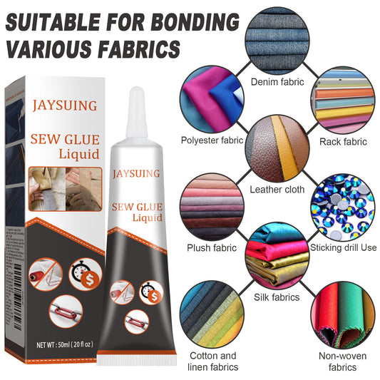 Jaysuing needle and thread sewing glue, fabric glue, clothes sofa cushion glue, fabric sewing glue