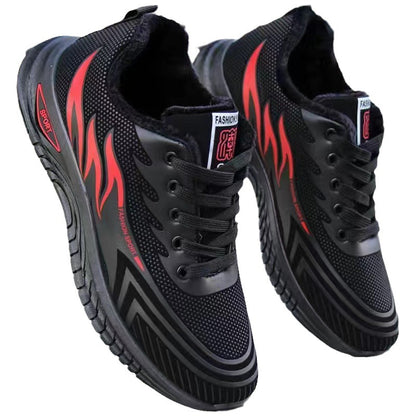 Soft-soled, durable men's shoes, 2025 autumn/winter men's leather casual shoes, stain-resistant, waterproof shoes, comfortable and lightweight sports shoes for men