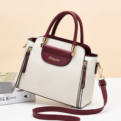 2024 winter new arrival: trendy korean-style color block women's shoulder bag, crossbody, and handbag - wholesale