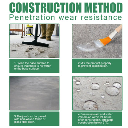 EELHOE transparent waterproof glue, exterior wall bathroom toilet floor tile penetrating waterproof agent wall leak-proof coating