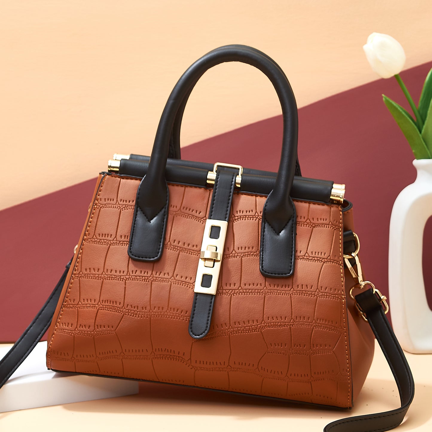 2026 winter new korean style fashionable minimalist popular middle-aged mom bag shoulder bag crossbody bag tote bag - dropshipping available
