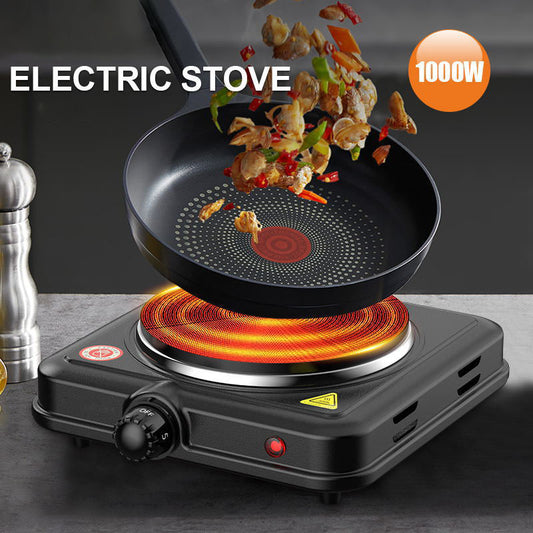Single burner electric stove - portable travel electric cooker with adjustable temperature - tea stove - laboratory electric heating furnace