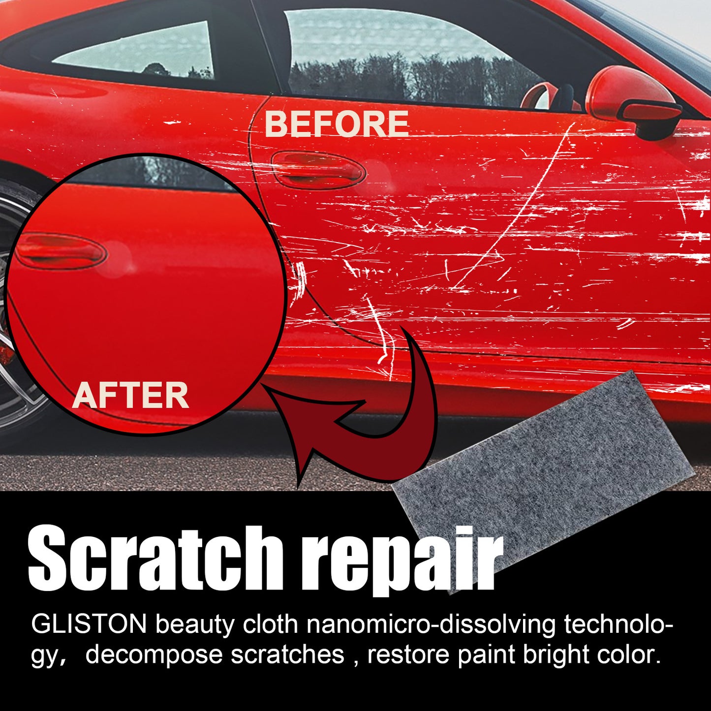 Rayhong car scratches wipe car paint care paint scratches water stains car wax grinding cleaning scratches maintenance
