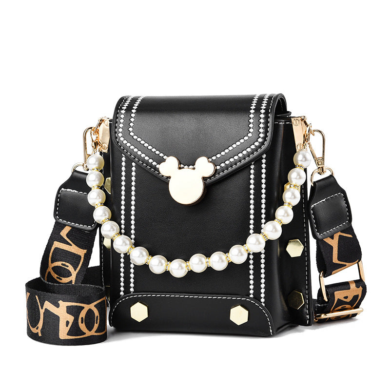 Women's bag 2024 winter new arrival: trendy and stylish double-strap phone bag, shoulder bag, crossbody bag, and handbag - dropshipping available