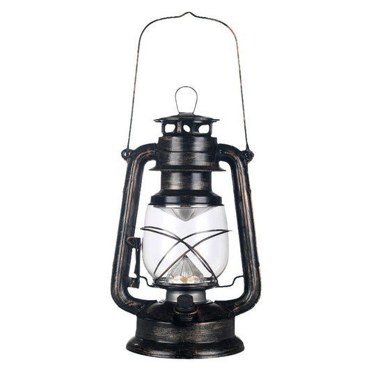 Retro AA Battery Horse Light Camp Light LED Portable Kerosene Light Camping Light Camping Tent Light Wrought Iron Ornament