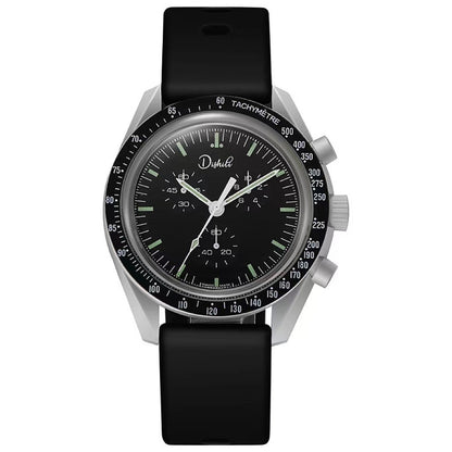 tiktok hot-selling couple's student super-lightweight silicone casual sports watch - planet & moon series