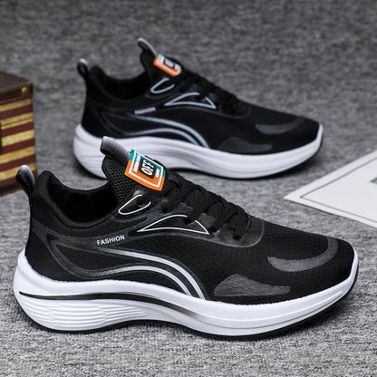 Men's shoes 2025 new korean style men's sneakers spring and autumn soft sole youth running shoes trendy men's shoes wholesale