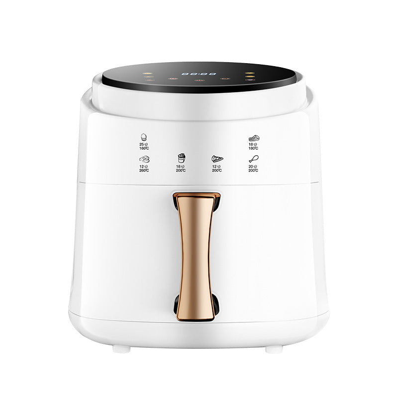 Cross-border air fryer, touchscreen, 6l air fryer, large capacity, multifunctional, fully automatic, home electric fryer for french fries