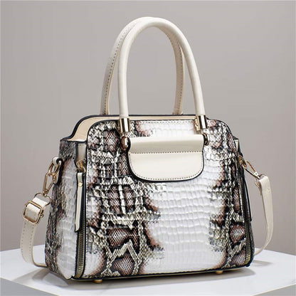 Women's bag 2026 new style trendy fashion large capacity crocodile embossed handbag shoulder bag crossbody bag