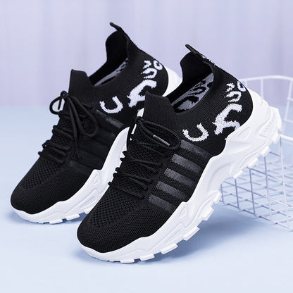Women's shoes: versatile spring styles, plus sizes available. breathable mesh sneakers, retro chunky sole, korean style casual shoes for export