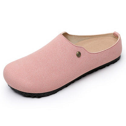 Women's shoesversatilesummernew arrival birkenstock shoescut out fishbone slippersoutwearclassy half slippers breathable sandals