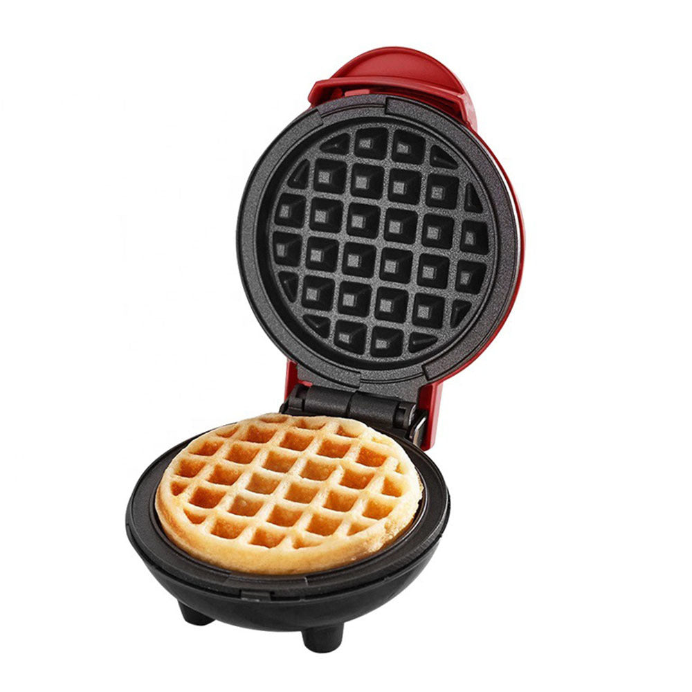 Portable mini heart waffle maker bread maker round sandwich maker light meal maker breakfast maker heart-shaped waffles