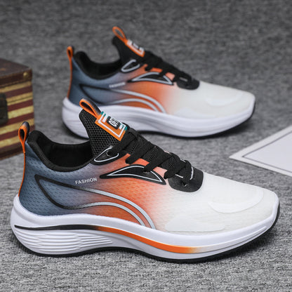 Men's shoes 2025 new korean style men's sneakers spring and autumn soft sole youth running shoes trendy men's shoes wholesale