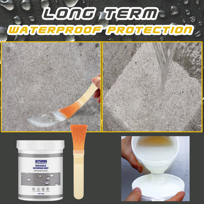 Jaysuing transparent waterproof glue, bathroom indoor crack leakage repair, no smashing brick repair paint glue