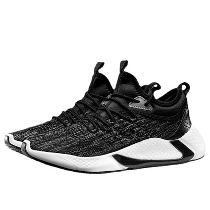Customized flyknit yeezy sneakers 2024 new low-top lace-up athletic running shoes cross-border trade fashion men's shoes