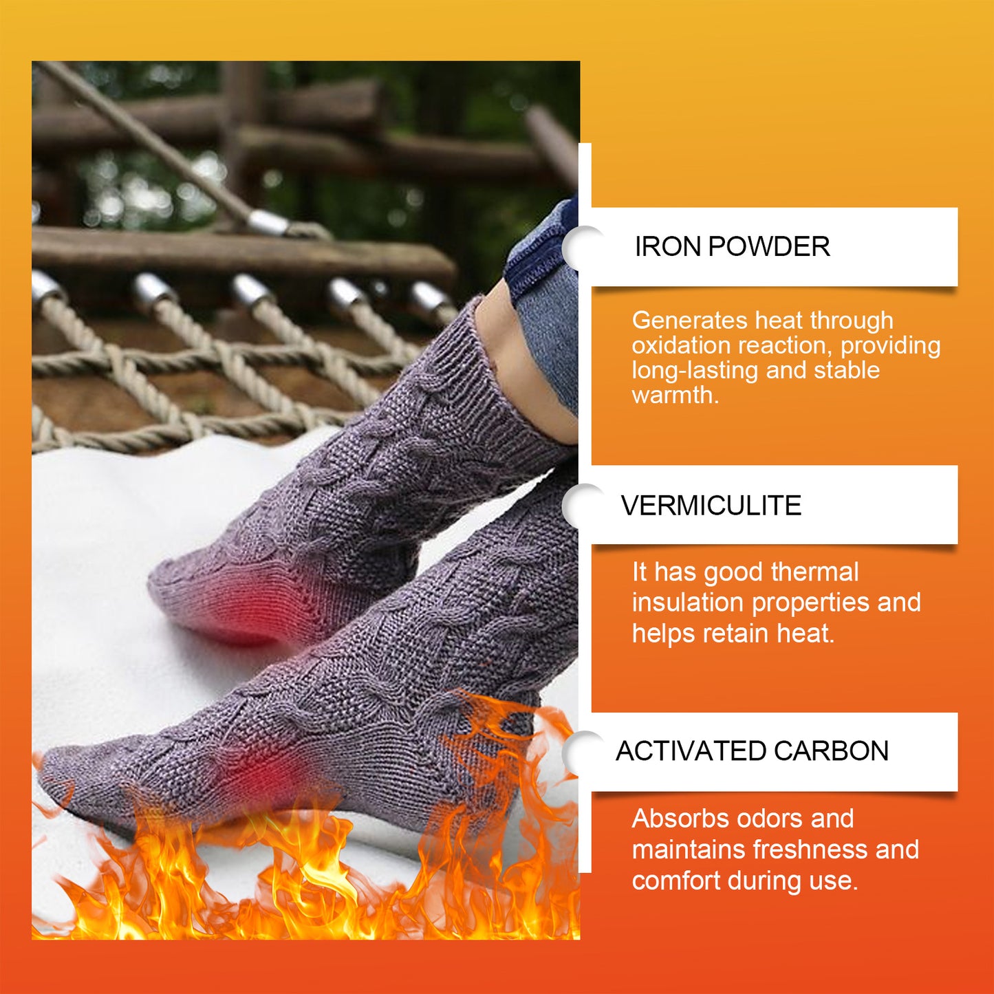 Jaysuing portable foot warmer, portable disposable warm, carry winter cold-proof foot warmer