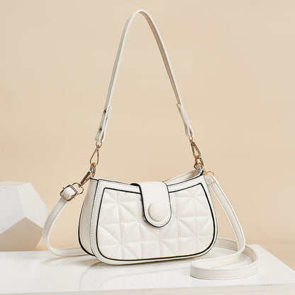 2026 spring new trendy fashion diamond lattice women's bag chain chic korean style small square bag casual shoulder crossbody bag