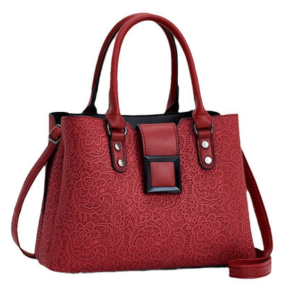 Wholesale women's handbags: 2026 spring new arrivals - european and american fashion lace pattern shoulder bag, tote, and crossbody bag - dropshipping available for export