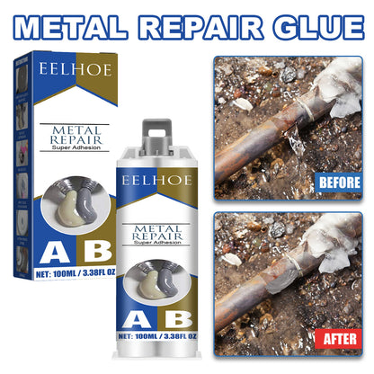 EELHOE foundry AB glue, metal casting hole filling crack high temperature welding waterproof coating casting glue