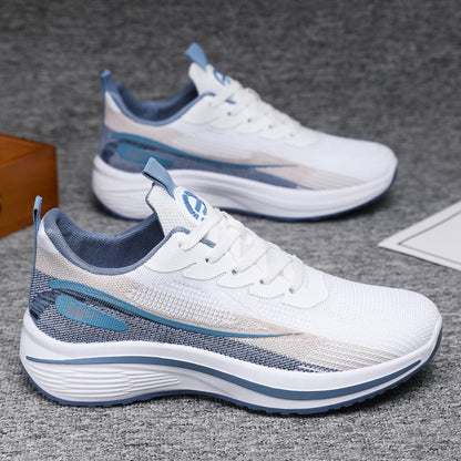 Men's shoes 2025 new korean style men's sneakers spring and autumn soft sole youth running shoes trendy men's shoes wholesale