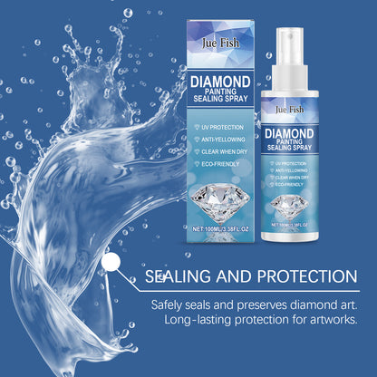 Jue Fish Diamond painting sealing spray, daily use for diamond painting sealing manual cleaning spray