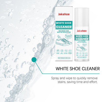 JAKEHOE white shoe cleaner, deep cleaning dust stains, yellow edges, leave-in white shoe cleaner