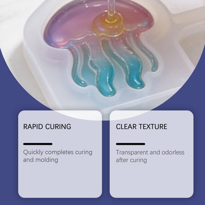 Stilruhe UV resin Epoxy set, transparent handmade DIY jewelry, odorless, quick-drying and easy to operate