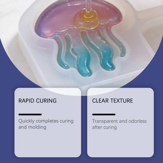 Stilruhe UV resin Epoxy set, transparent handmade DIY jewelry, odorless, quick-drying and easy to operate