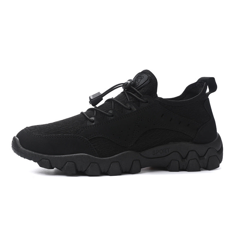 Customizable new hiking shoes, low-cut round toe athletic running shoes, cross-border export, plus size casual shoes - direct from the manufacturer