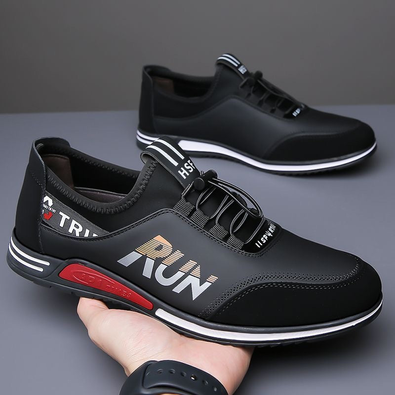 Men's flat shoes - summer lightweight slip-on casual shoes, anti-slip soft sole driving shoes, cross-border e-commerce