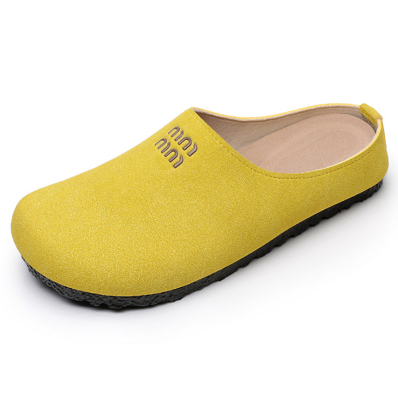 Women's shoesversatilesummernew arrival birkenstock shoescut out fishbone slippersoutwearclassy half slippers breathable sandals