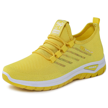 Women's and couple's shoes: customizable small batch production, plus size available, lace-up athletic shoes, soft sole, women's shoes, flyknit breathable casual shoes