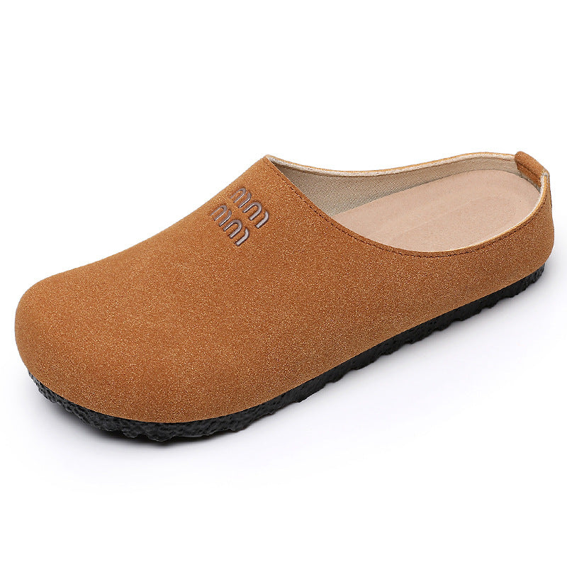 Women's shoesversatilesummernew arrival birkenstock shoescut out fishbone slippersoutwearclassy half slippers breathable sandals