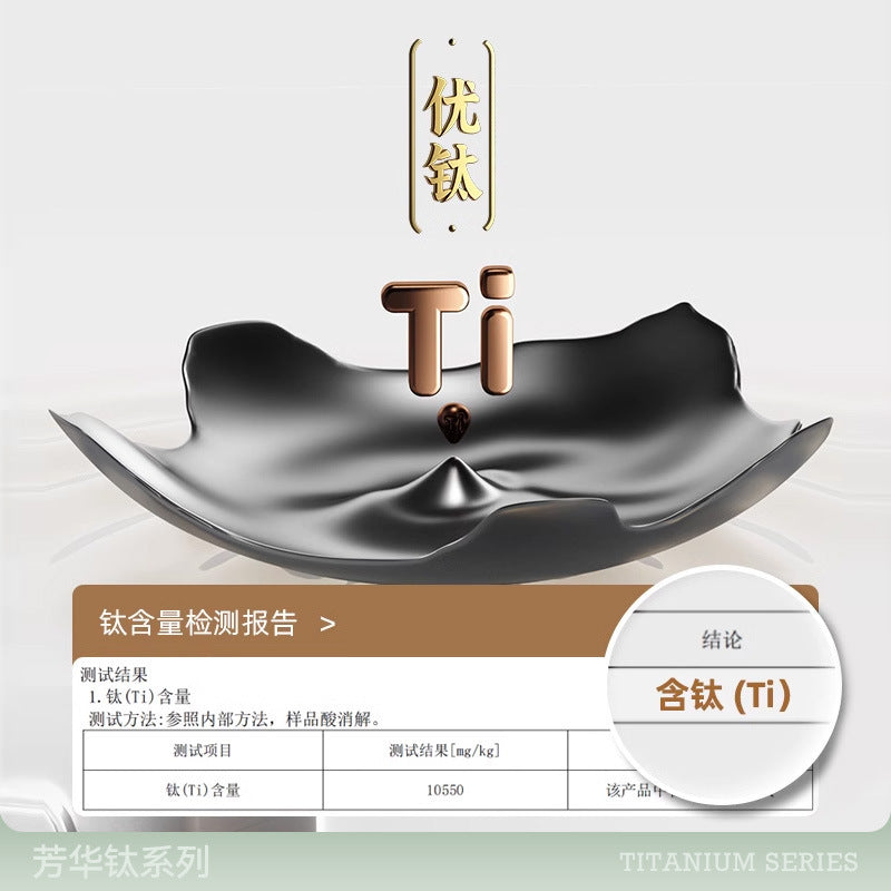 New arrival titanium series for home multifunctional soup pot multi-layer ceramic glazed frying pan high-looking titanium milk pot