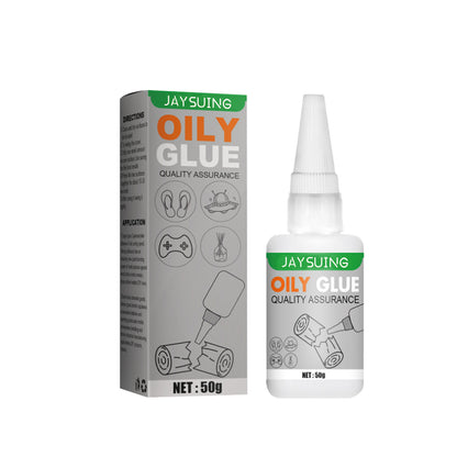Jaysuing caster glue, transparent waterproof, oily raw glue, shoe repair instant adhesive, plastic metal solder