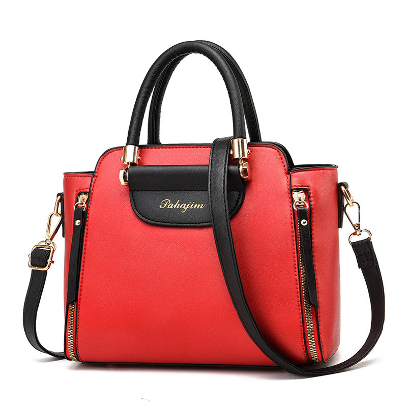 2024 winter new arrival: trendy korean-style color block women's shoulder bag, crossbody, and handbag - wholesale