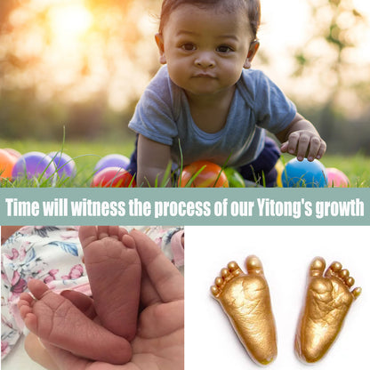 Children's full moon commemorative baby three-dimensional hand model powder 100 days souvenir creative 3D hand and footprint clone model powder
