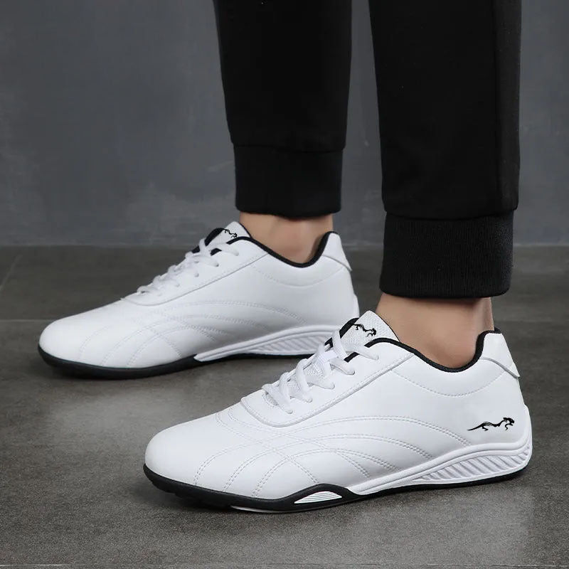 Men's new travel shoes soft sole leather trendy casual shoes fashionable lightweight men's sneakers cross-border wholesale
