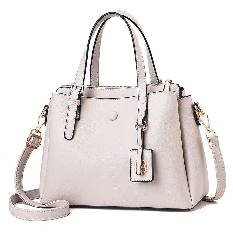 Women's bag 2026 winter new arrival: minimalist solid color, large capacity, premium feel, handbag/crossbody bag - dropshipping available