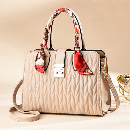 2026 winter new arrivals: trendy, fashionable, fresh, and sweet women's embossed shoulder, crossbody, and tote bag - dropshipping available