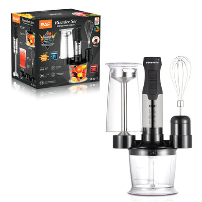 Cross-border blender - home kitchen food processor, juicer, stainless steel blade, multifunctional handheld food stick