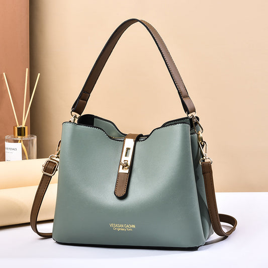 Women's bag 2024 new fashion korean style trendy minimalist elegant shoulder crossbody bag chic bucket tote handbag