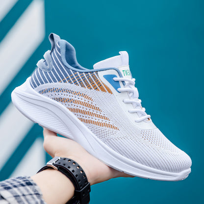 Men's shoes 2025 new korean style men's sneakers spring and autumn soft sole youth running shoes trendy men's shoes wholesale