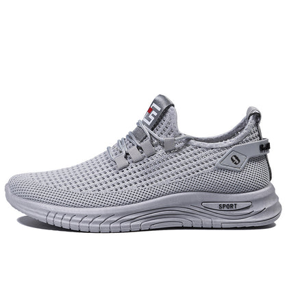 Mesh plus size men's shoes 2025 summer hollow breathable casual shoes soft sole casual sports shoes cross-border wholesale