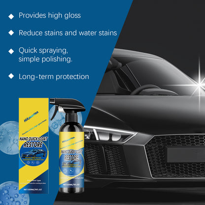 Automotive nano-coating spray, household paint refurbishment gloss quick coating convenient brightening curing agent