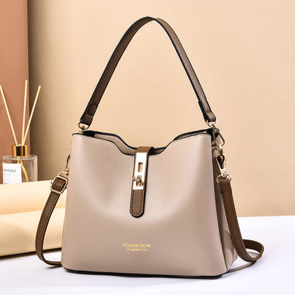 Women's bag 2024 new fashion korean style trendy minimalist elegant shoulder crossbody bag chic bucket tote handbag