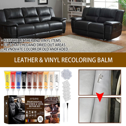 Jaysuing Car Leather Care Complementary Color Leather Bag Leather Shoes Renovated Sofa Leather Cream Leather Repair Cream