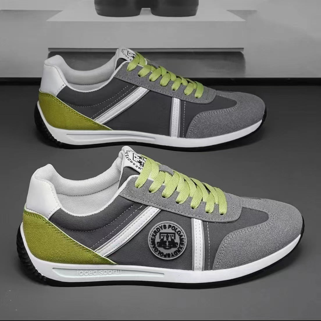 Men's breathable soft sole "forrest gump" shoes 2025 korean style fashion running sneakers men's cross-border flat shoes wholesale