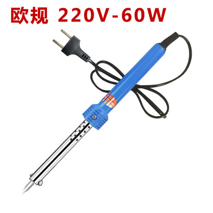 Wholesale 110V60W electric soldering iron US standard 220 external heating type 30 watts national standard EU glue handle multi-purpose pointed nozzle lorie set